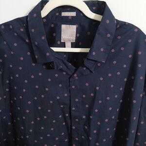 Frame Denim Navy Blue Men's Shirt
